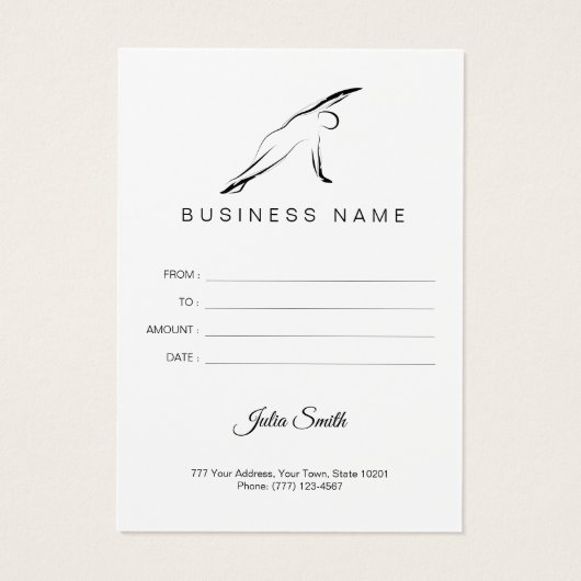 Pilates Side Bend Pose (Rückseite)