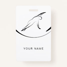 Pilates Side Bend Pose Ausweis