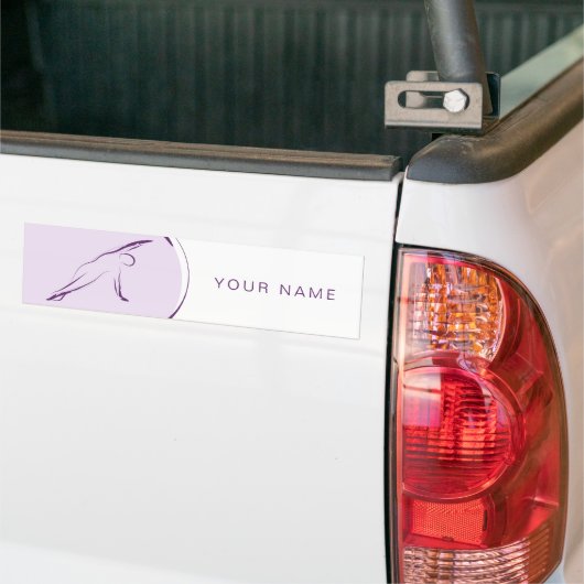 Pilates Side Bend Pose | Farbe Autoaufkleber (Auf Lkw)