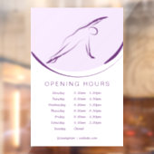 Pilates Side Bend Pose | Farbe Fensteraufkleber (Blatt 2)