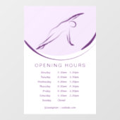 Pilates Side Bend Pose | Farbe Fensteraufkleber (Blatt)