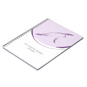 Pilates Side Bend Pose | Farbe Notizblock (Linke Seite)