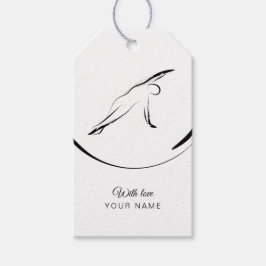 Pilates Side Bend Pose Geschenkanhänger