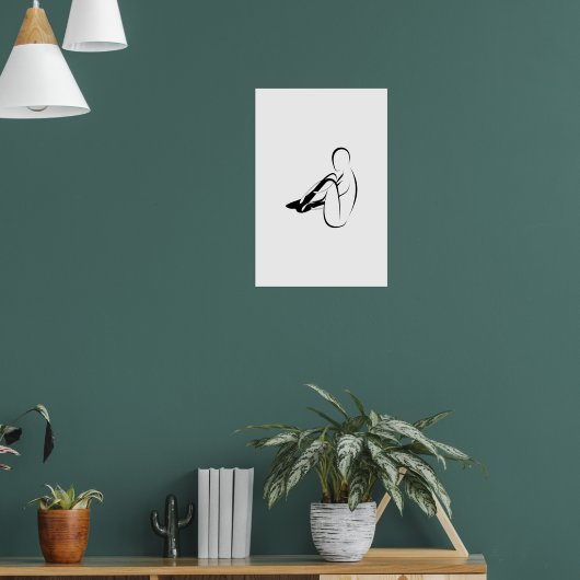 Pilates Siegel Pose - Mat Poster