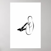 Pilates Siegel Pose - Mat Poster