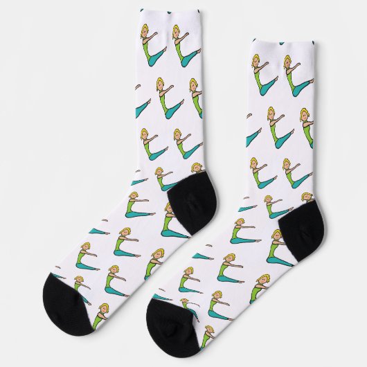 Pilates Socken (Linkes Detail)