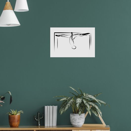 Pilates Splits Cadillac Pose Poster (Wohnzimmer 1)