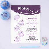 Pilates-Studio Flyer (Einzeln)