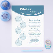 Pilates-Studio Flyer (Einzeln)