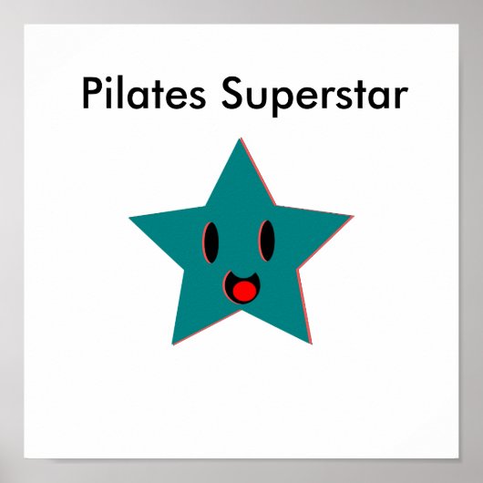 Pilates Superstar Poster (Vorne)