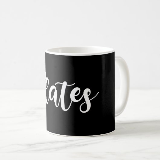PILATES-T - Shirt Kaffeetasse (VorderseiteRechts)