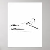 Pilates -T ziehen an den Reformer Poster (Vorne)