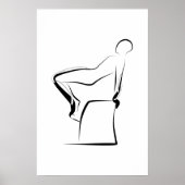 Pilates Table Pose - Wunda Chair Poster (Vorne)