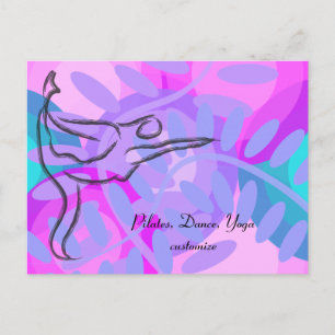 Pilates, Tanz, Yoga?? Postkarte
