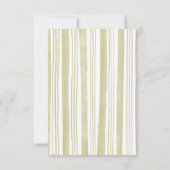 Pilates theme baby shower dankeskarte (Rückseite)