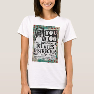 Pilates-Trainer - Lustiges Vintage Retro T-Shirt