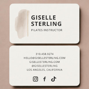 Pilates-Trainer Visitenkarte