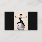 Pilates Training Business Card Visitenkarte (Vorderseite)