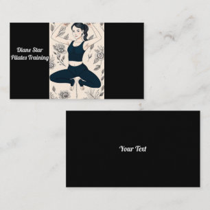 Pilates Training Business Card Visitenkarte