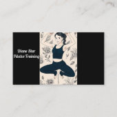Pilates Training Business Card Visitenkarte (Vorderseite)
