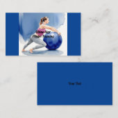 Pilates Training Visitenkarte (Vorne/Hinten)