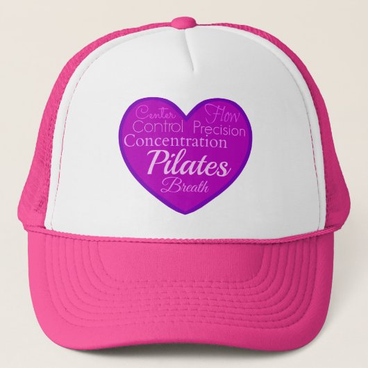 Pilates Truckerkappe (Vorderseite)