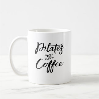 Pilates und Kaffee Kaffeetasse