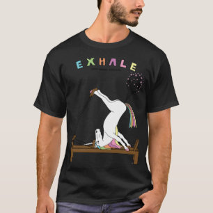 Pilates Unicorn Ehale funny animation T-Shirt