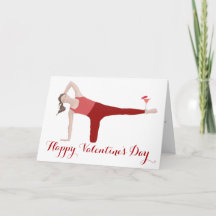 Pilates Valentine Card