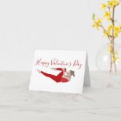 Pilates Valentine's Day Card Karte (Gelbe Blume)