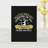 Pilates verwandelt die Person, die sieht Karte (Gelbe Blume)