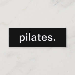 Pilates Visitenkarte