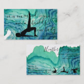 Pilates Visitenkarte (Vorne/Hinten)