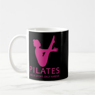 Pilates wie ein Sport nur härter lustige Controlog Kaffeetasse