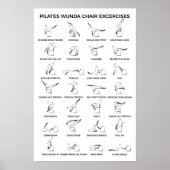 Pilates Wunda Chair Übungen Poster (Vorne)