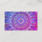 Pilates Yoga Instructor Lehrer Mandala Visitenkarte (Vorderseite)