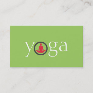 Pilates, Yoga Instructor Meditation, spirituelle Visitenkarte