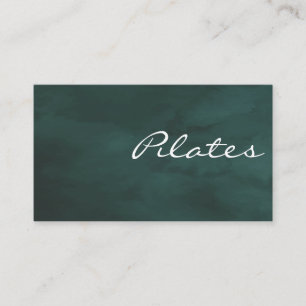 Pilates Yoga Instructor Teacher Business Card Visitenkarte