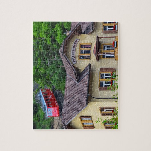 Pilatus Bahn - Zahnradbahn - 8x10 - 110 Std. Puzzle (Vertikal)