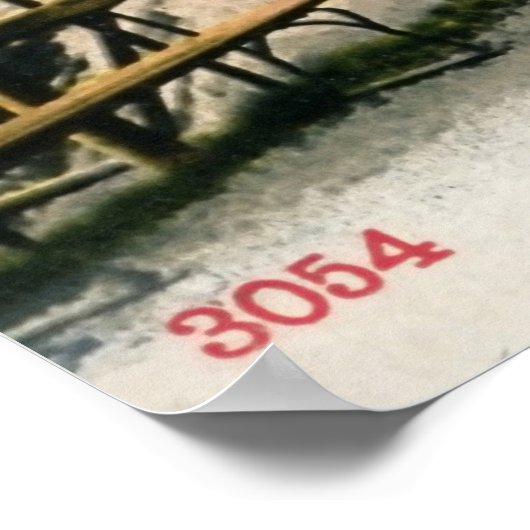 Pilatus Kulm belle époque Schweizer Alpen Poster (Ecke)