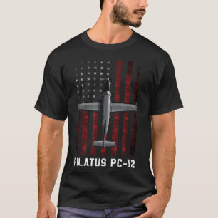 Pilatus PC 12 Flugzeug T-Shirt