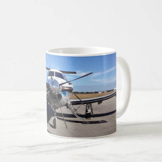 Pilatus PC-12 Kaffeetasse (VorderseiteRechts)