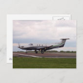 Pilatus PC 12 SP-NWM Postkarte (Vorne/Hinten)
