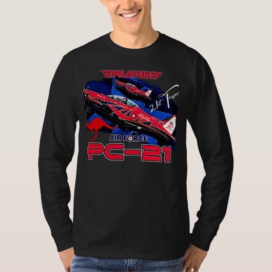 Pilatus PC-21 Fortgeschrittenes Pilot-Trainingsflu T-Shirt (Vorderseite)