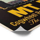 Pilatus, Schweiz, Reiseplakat Poster (Ecke)