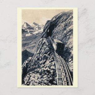 Pilatus steilste Zahnradbahn Postkarte