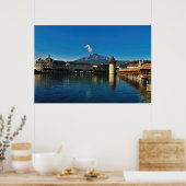 Pilatus und Luzern Poster (Küche)