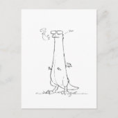 Pilchard der Drache Postkarte (Vorderseite)