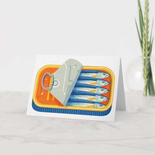 Pilchards Design Dankeskarte (Vorderseite)