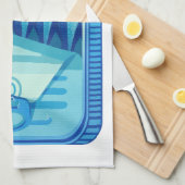 Pilchards Design Kitchen Towel Geschirrtuch (Viertel Falte)